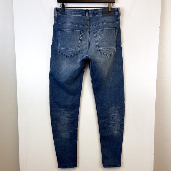 BOSS Hugo Boss Mens Size 31/32 040 Taber Tapered Fit Knit Denim Jeans - Picture 5 of 12